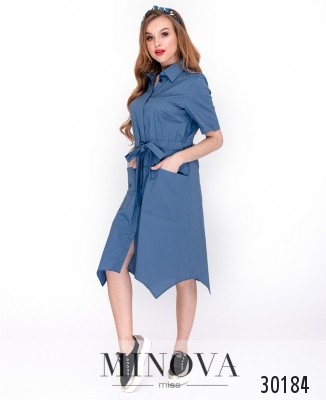 Сукня №8604-джинс_minova_5