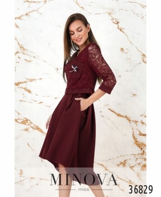 Сукня №8619-бордо_minova_5