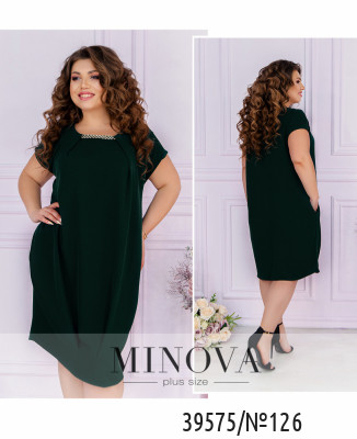 Cукня №126-темно-зелений_minova_7
