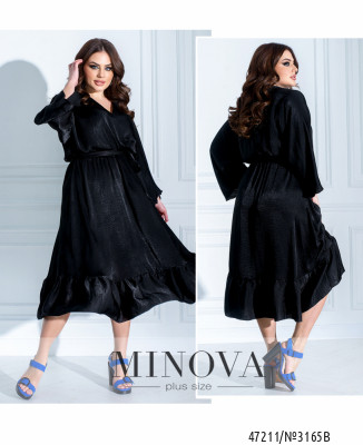 Сукня №3165B-Чорний_minova_7