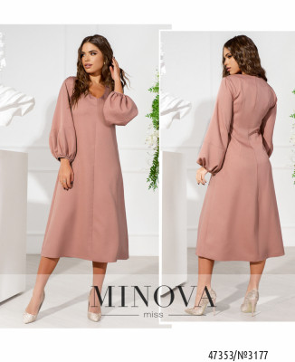 Сукня №3177-пудра_minova_7