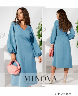Сукня №3177-блакитний_minova_7