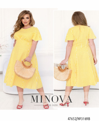 Сукня №3169B-Жовтий_minova_7