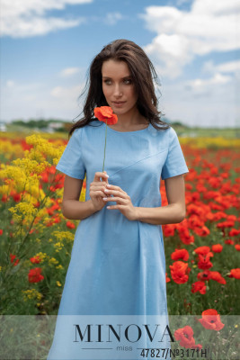 Сукня №3171Н-Блакитний
