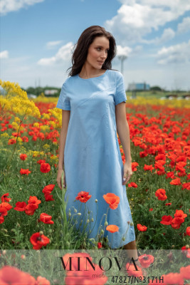 Сукня №3171Н-Блакитний_minova_5