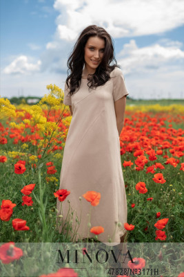Сукня №3171Н-Бежевий