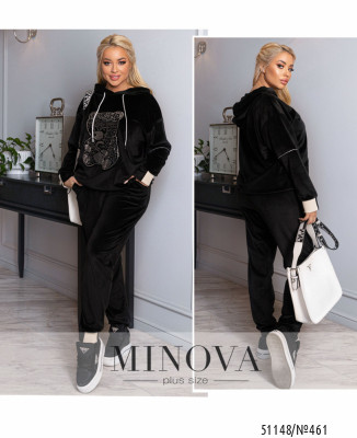 Спортивний костюм №461-чорний_minova_7