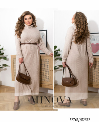 Сукня №2582-світло-бежевий_minova_7