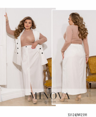 Спідниця №2591-молочний_minova_7