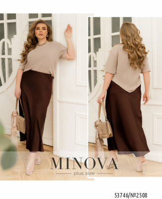 Спідниця №2508-шоколадний_minova_7