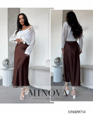 Спідниця №754-шоколадний_minova_7