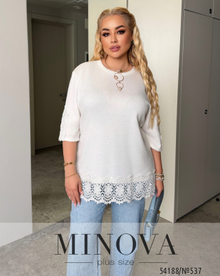 Кофточка №537-молочний_minova_5