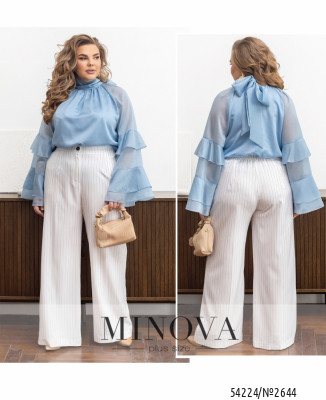 Блуза №2644-блакитний_minova_7