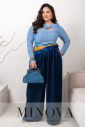 Штаны-алладины №2647-синий